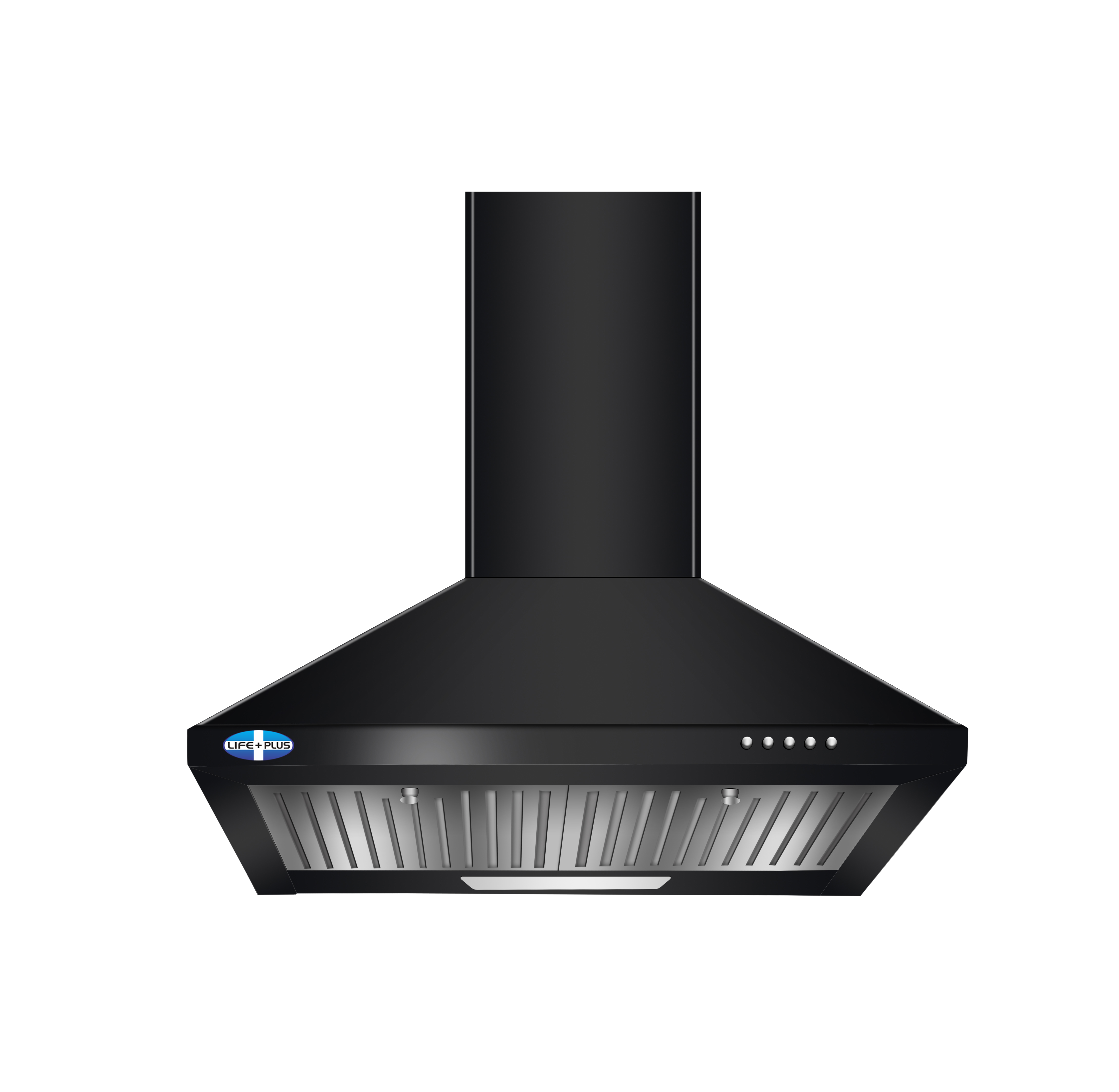 Electric Kitchen Chimney, Pyramid Shape Double Baffle filter Italian Motor 60cm 1100 m3/h -(Venus BK 1100)